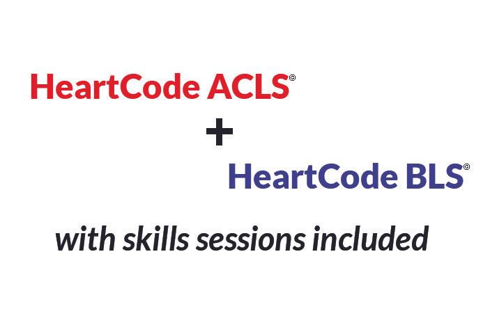 HeartCode Complete ACLS & BLS Bundle - Online AHA HeartCode Courses with Skills Session Included